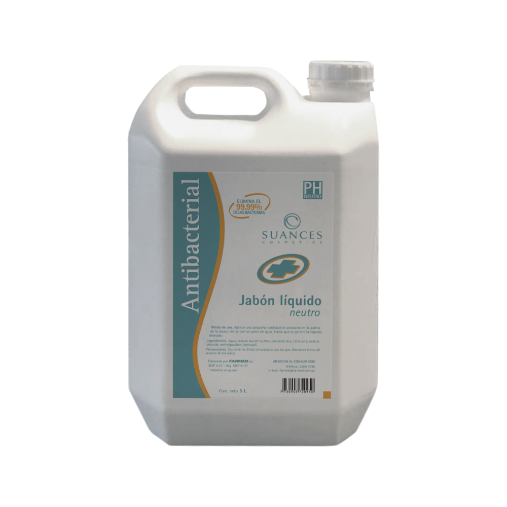 SC-4322 Jabón líquido antibacterial, neutro Bidón, 5 L